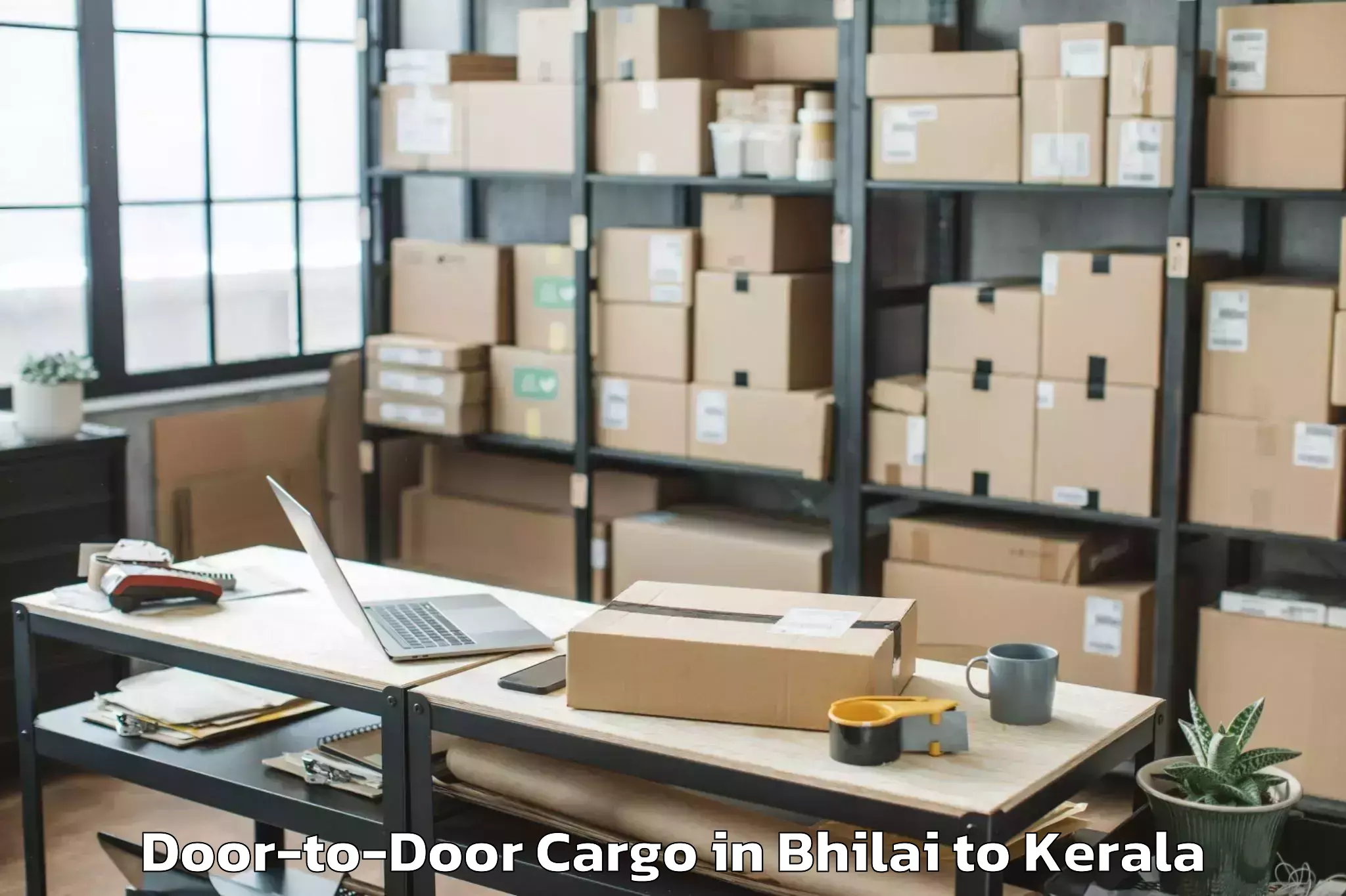 Book Your Bhilai to Anjumoorthy Door To Door Cargo Today